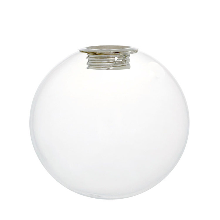 G9 Globe Glass Lamp Shade Clear Threaded Lampshade Light Bulb Cover Replacement for Ceiling Pendant Lighting Chandeliers Sconce