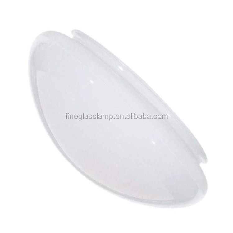 Opal Shiny Mike White Glass Mushroom Ceiling Lamp Shade Lighting Cover