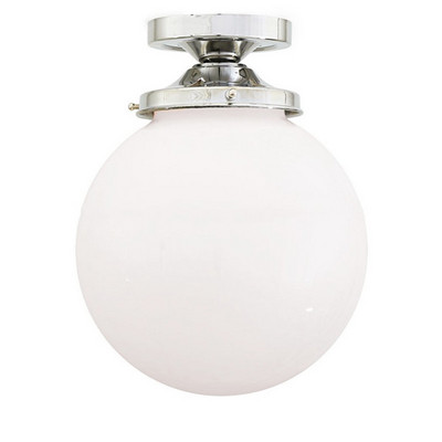 Hign Quality Mouth Blown Milk White Opal Shiny Round Glass Globes Lamp Shade Lighting Cover for Ceiling Light Wall Lamp Fixture