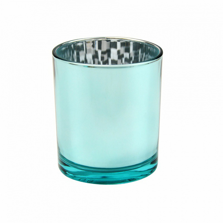 Wholesale Factory Handmade Colored dot Mexican Style Drinking Glass Candle Holder Jars