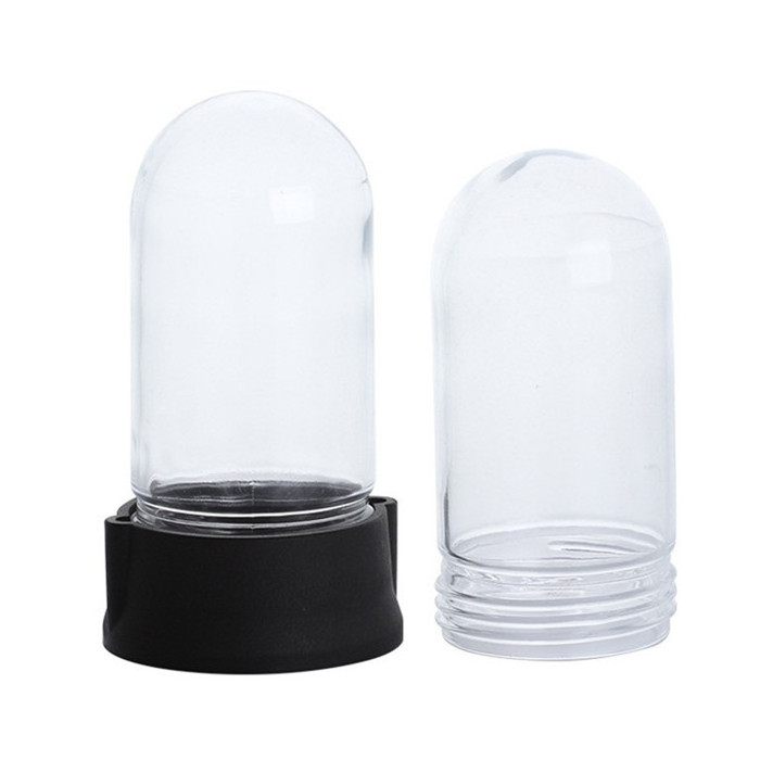 Frosted Glass Lamp Shade Cylinder Light Fixture Replacement Globe Cover with Fitter for Chandelier