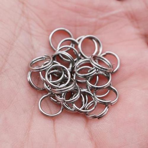 stainless steel findings jewelry making supplies silver split ring for DIY 1366027