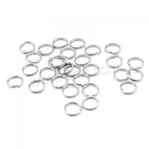 stainless steel findings jewelry making supplies silver split ring for DIY 1366027