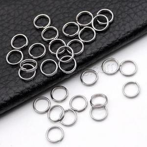 stainless steel findings jewelry making supplies silver split ring for DIY 1366027