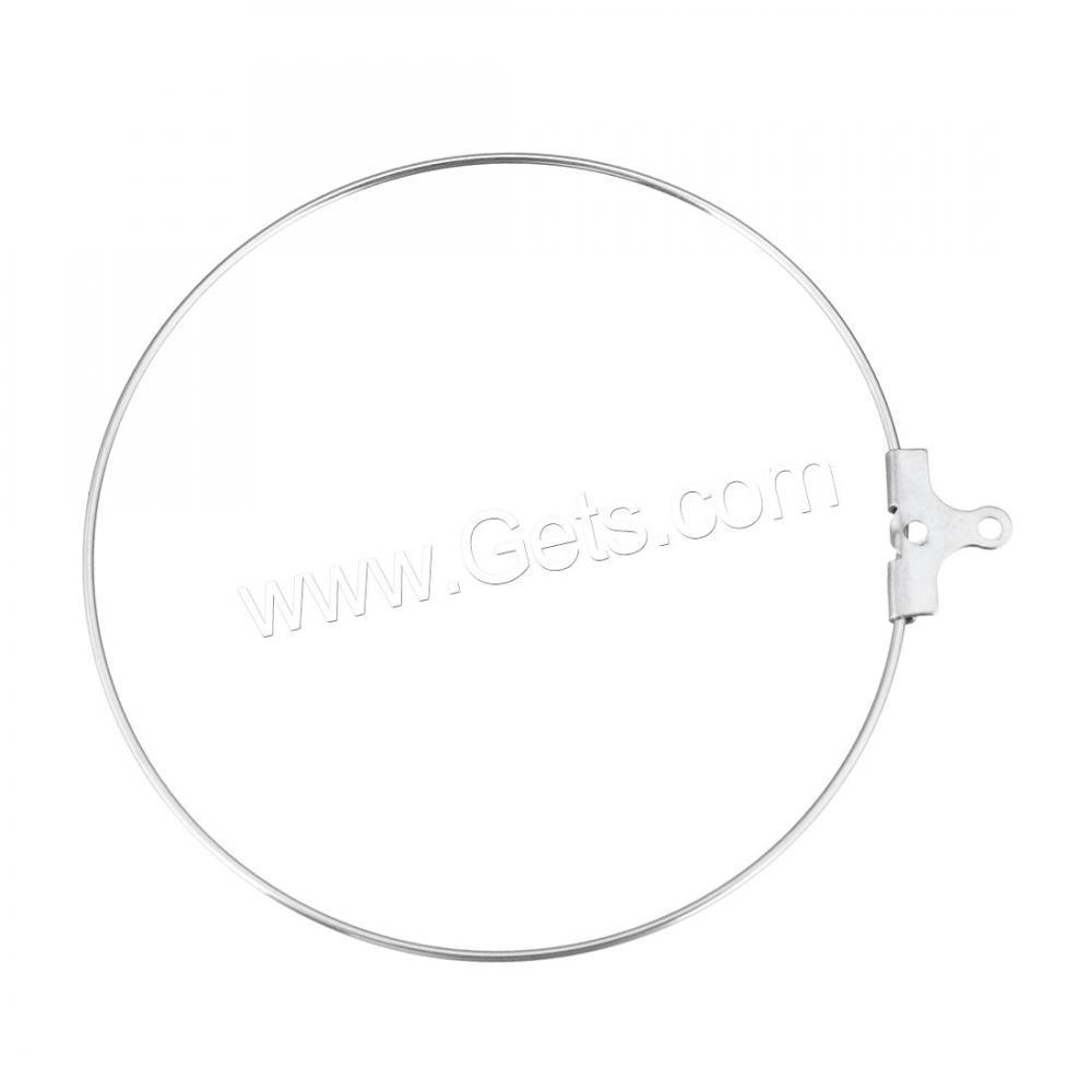 bulk wholesale original color stainless steel hoop earring findings for diy