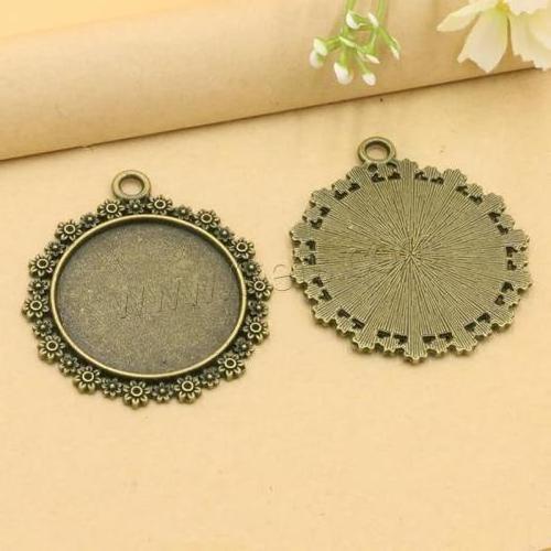 New Zinc Alloy Pendant cabochon Base Pendant Tray setting fashion jewelry 1390079