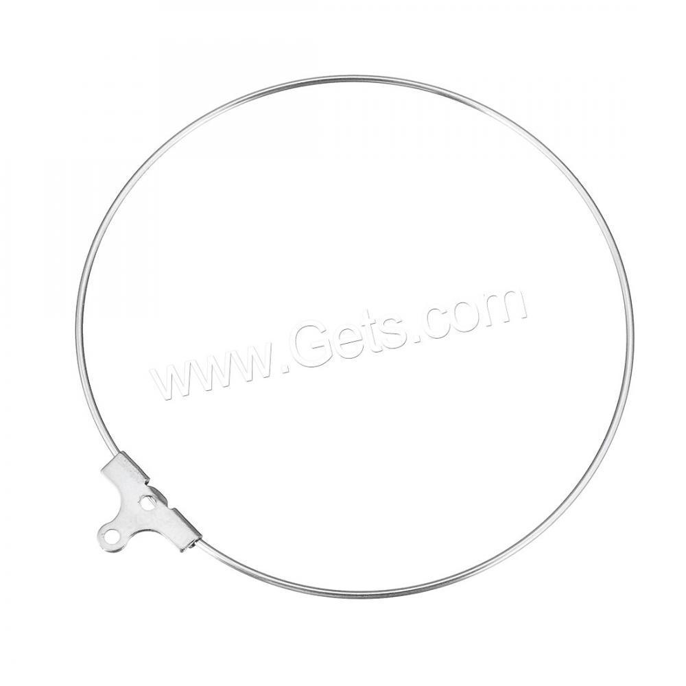 bulk wholesale original color stainless steel hoop earring findings for diy