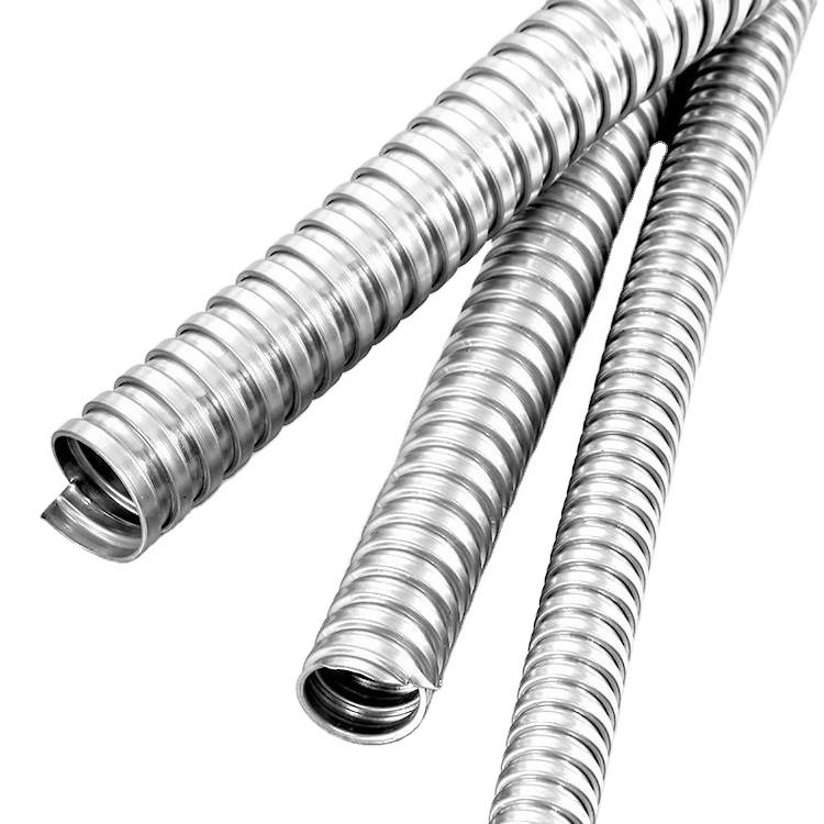 20mm Galvanized Steel Wire Protection Metal Corrugated Flexible Steel Conduit for Building and Industry Machine