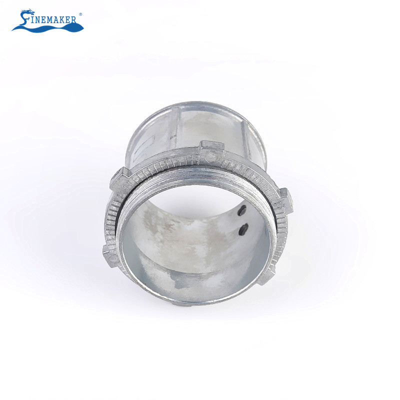 Factory Price 1/2 Inch Conduit Set Screw Coupling Fitting Imc Zinc Die Casting Straight Emt Conduit Connector