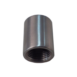 Stainless Steel Polished Pipe 1/2'' Electro Galvanized Bushing Female Threaded Socket Steel Pipe Coupling