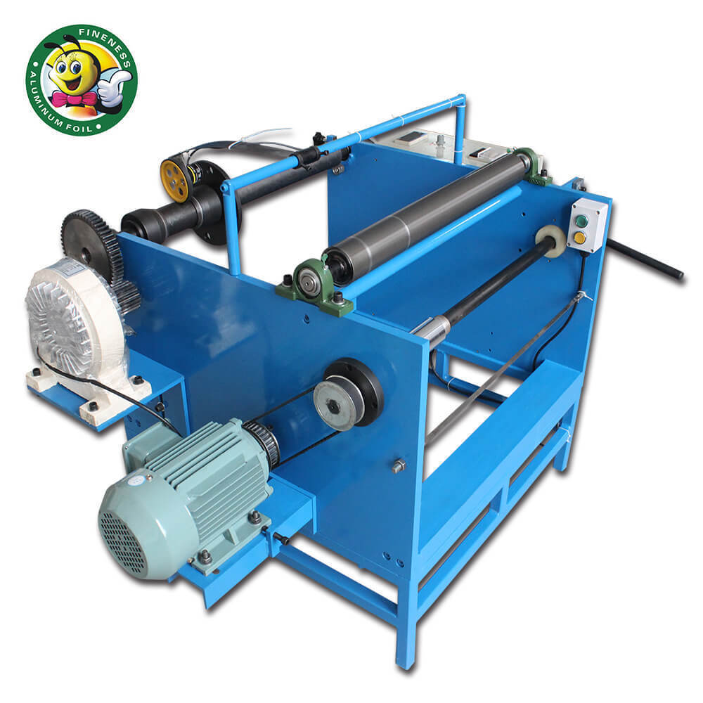 High Efficient Manual Aluminum Foil Rewinding Machine