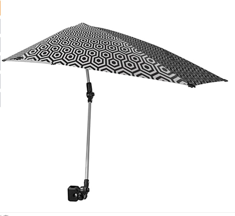 Sport Umbrella Versa Umbrella SPF 50+ Adjustable Paraguas  Umbrella with Universal Clamp