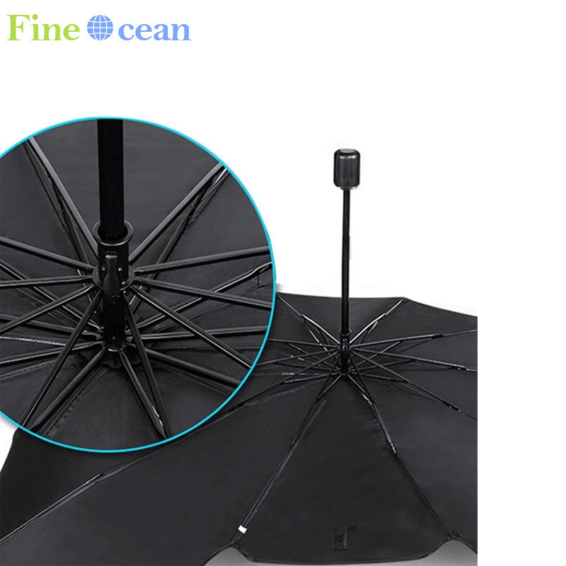 Fine Ocean Car Umbrella Sunshade  Protector Parasol Front Cover 3 UV Folding Windshield Brolly For  Car