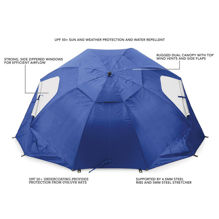 Fine Oecen Wholesale Amazon Pop Up Windproof Of Beach Umbrella Canopy Fishing Sports Shelter Beach Tent For Sun Umbrella Big