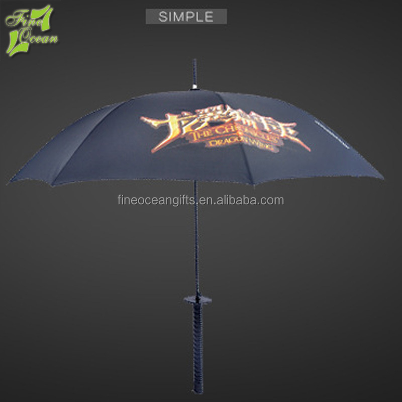 2021 Special Design Samurai Sword styles Katana Men Umbrella For Sale