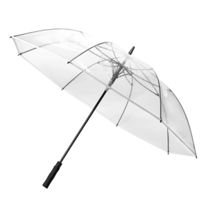 Fine Ocean 62 Inch Clear Golf Umbrella Transparent Wedding Auto Open Extra Large Stick Umbrella Oversized Umbrellas for Rain