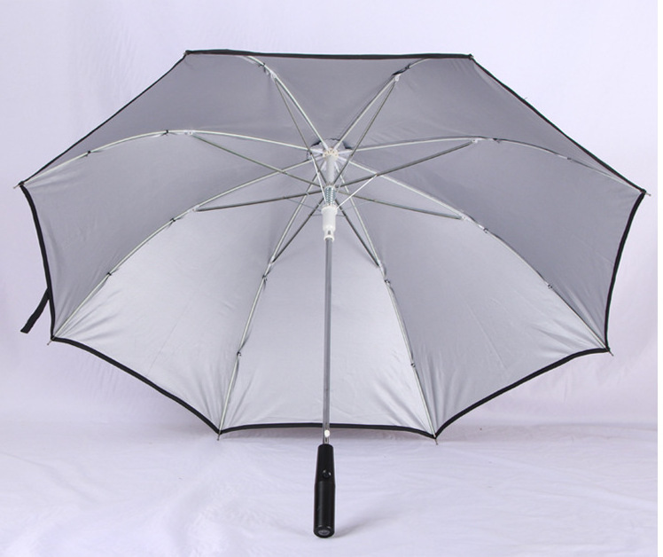 Light up on Umbrella Panel New Lighting Fashion Led Umbrella Fine Ocean Star CLASSIC Clear Pongee Fabric Umbrella with Logo