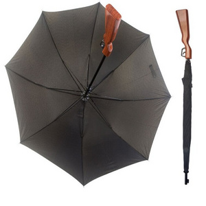 Fine Ocean Gun Umbrella, Unique Straight Gun Shape Umbrella With Self Fabric Pouch Fashion Mens Water Gun Umbrella