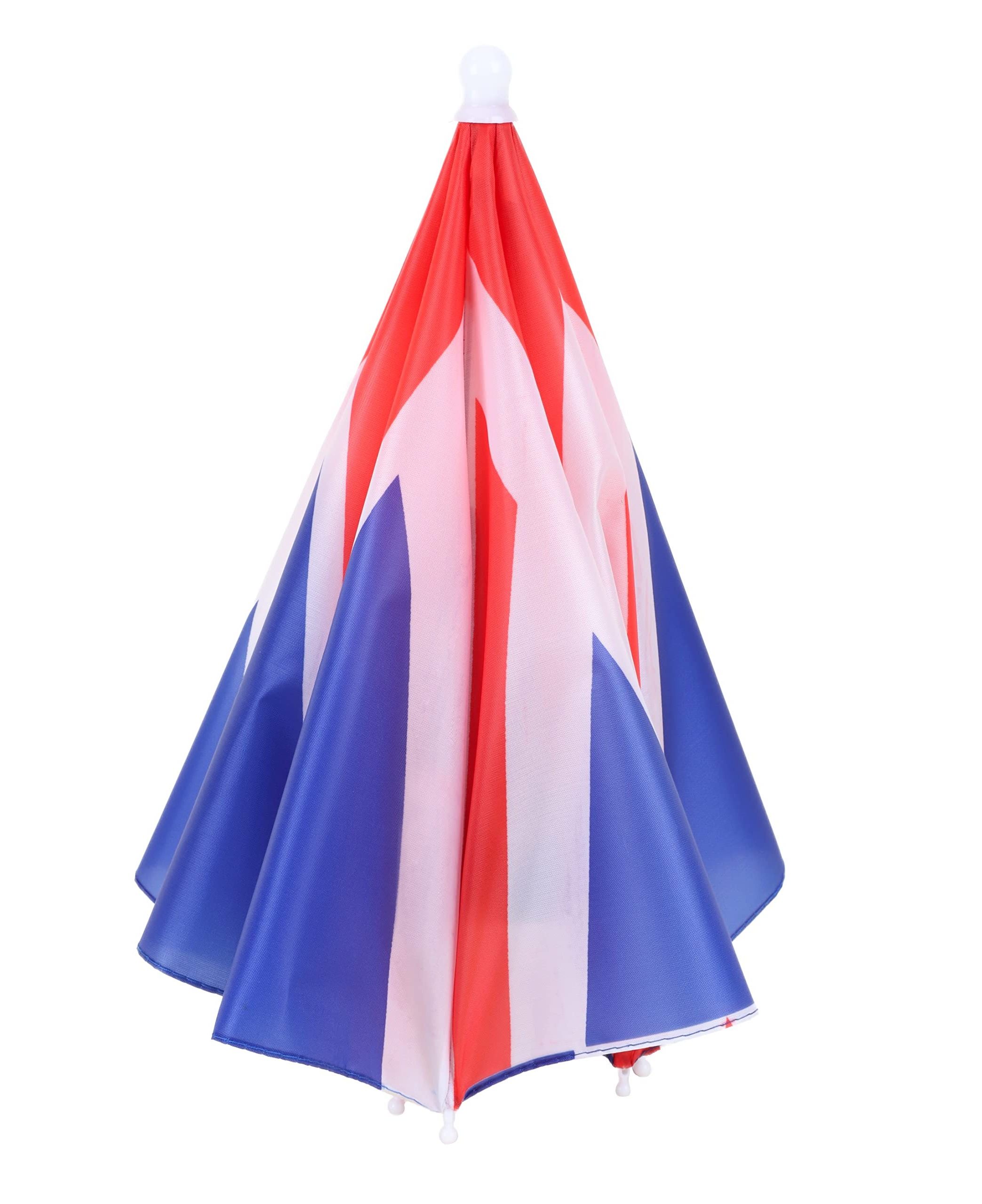 Fine Ocean Promotional Customized Union Jack Flat Hat Umbrella Beach Outdoor Umbrella