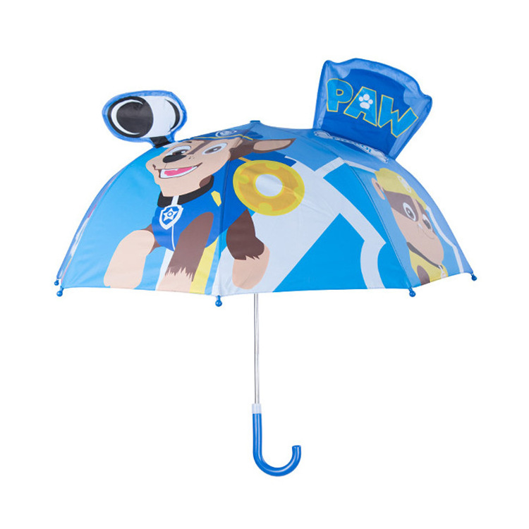 FINE OCEAN Cute Animal Design Children Straight Manual  Character Personalize Child 3D Kid Cartoon Umbrella