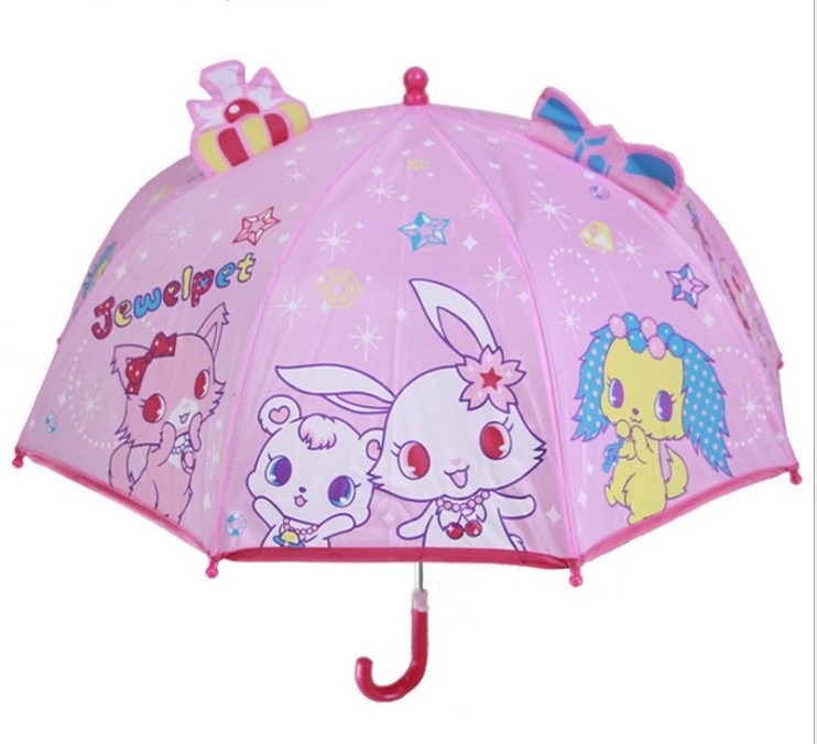 FINE OCEAN Creative Cute 3D animal Ear Carton Design Security the umbrella for kids