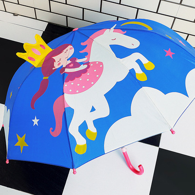 FINE OCEAN Creative Cute 3D animal Ear Carton Design Security the umbrella for kids