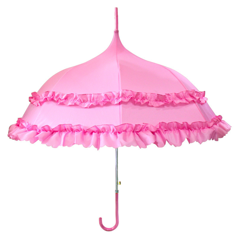 FINE OCEAN Pretty Lolita Wedding Pagoda Umbrella With Lace