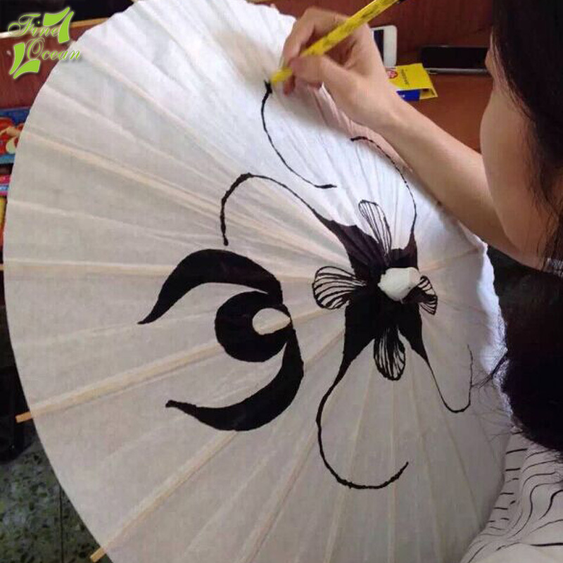 FINE OCEAN 2021Hot Sale Paper Parasols Wholesale Wedding  Umbrella