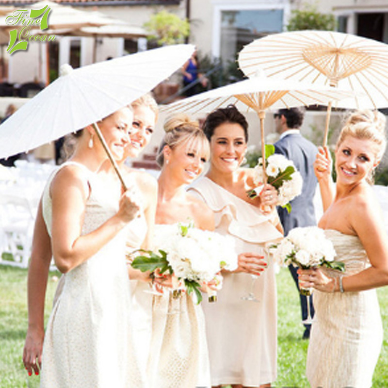 FINE OCEAN 2021Hot Sale Paper Parasols Wholesale Wedding  Umbrella