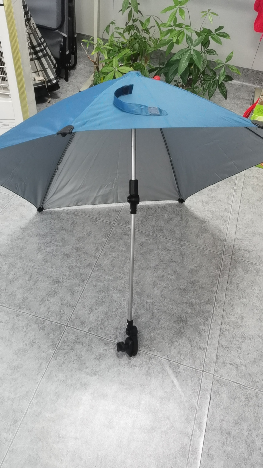 FINE OCEAN Branded Designer Umbrella Agile Supply Chain Customization Clip Umbrella Sun Shade Clamp Wheelchair