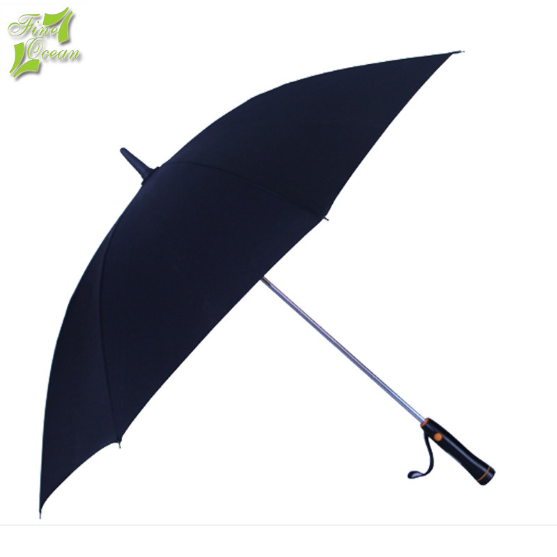 Fine Ocean Black Fan Umbrella With Battery