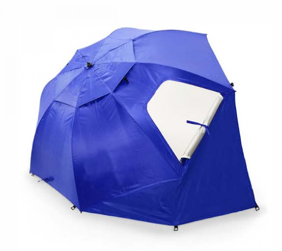 Dual-folding Umbrella Pattern and Folding Function Large Portable Outdoor Fishing Sun Umbrella With Window