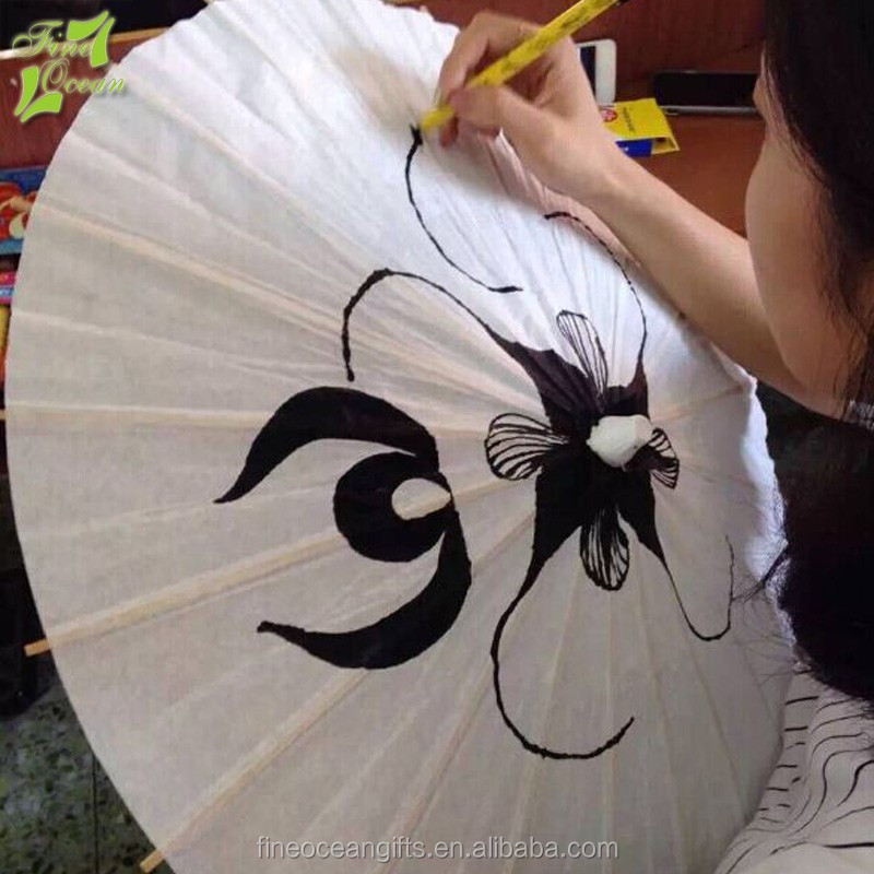 Factory direct hot sell wedding gift paper parasol umbrella