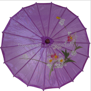 Wholesale custom Japanese straight frame umbrella with bamboo handle