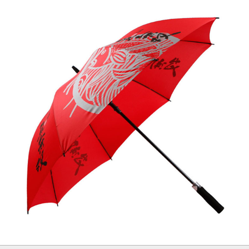 Fine Ocean Golf Umbrella Promotion Advertising Wholesale Custom Print Logo Golf Straight Windproof Umbrella with logo Brolly