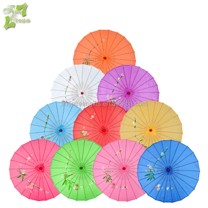 Wholesale custom Japanese straight frame umbrella with bamboo handle