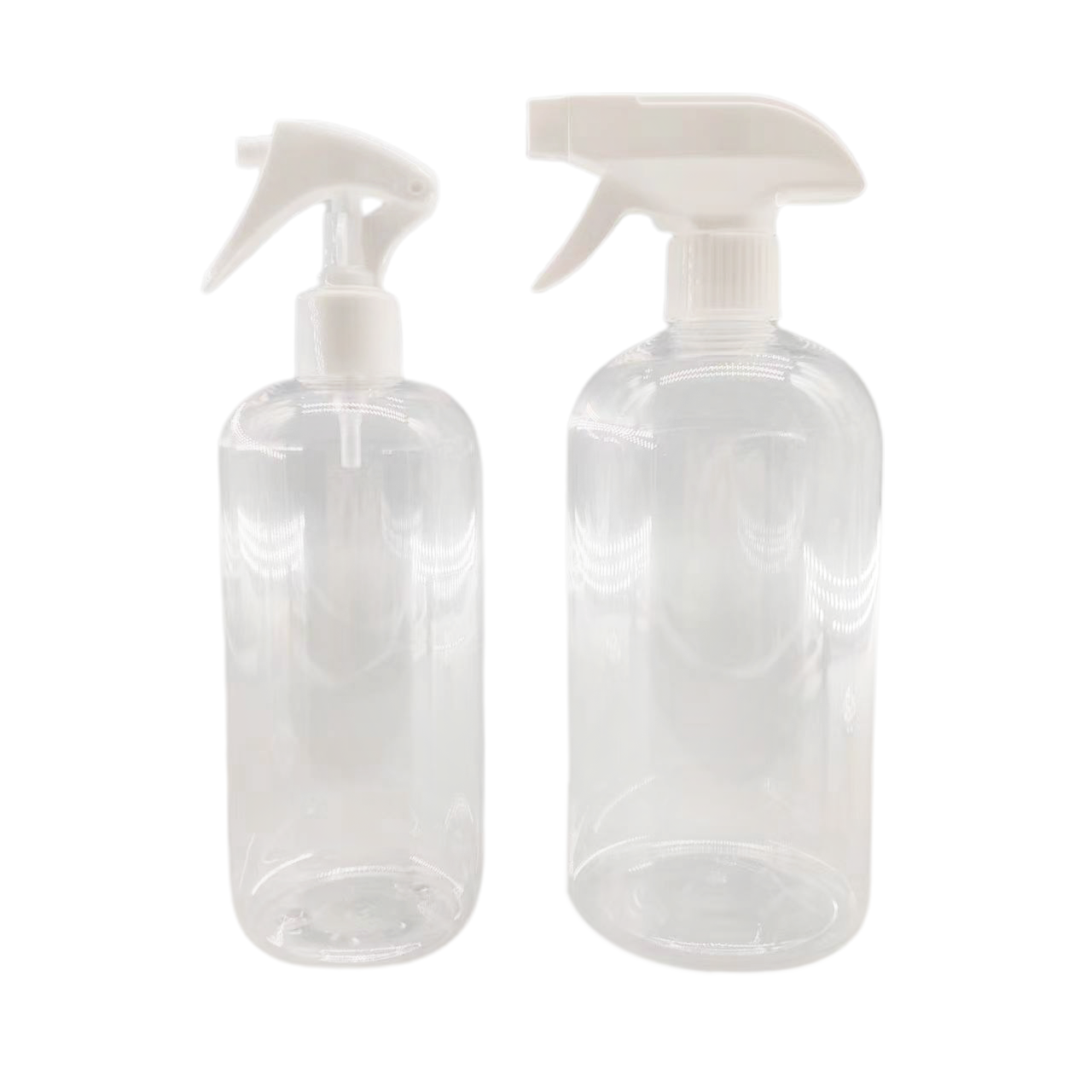 Empty detailing products use PET plastic 16oz cleaning spray bottles with custom sticker or printing