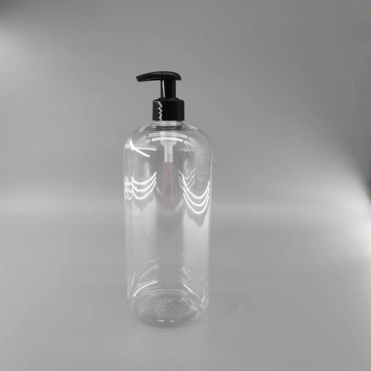 Finepack 1000ml 1 liter 1L plastic bottle for body skin care packaging and hair care conditional shampoo bottle with pump