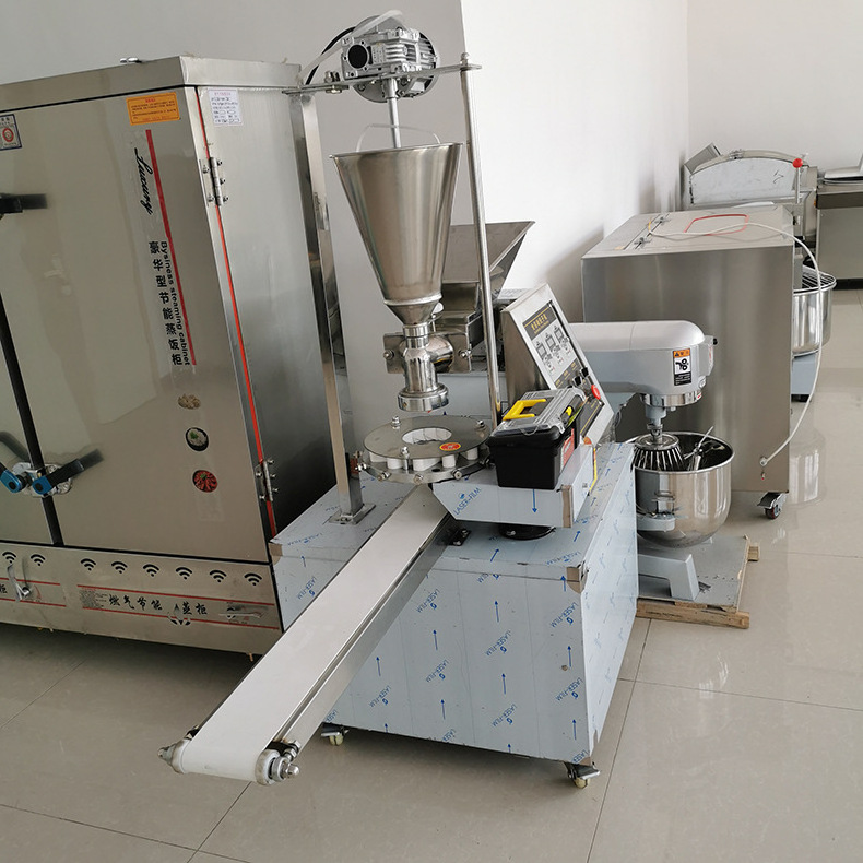 Chinese multipurpose filling and forming machine automatic pork steamed baozi maker bao steam bun making machine