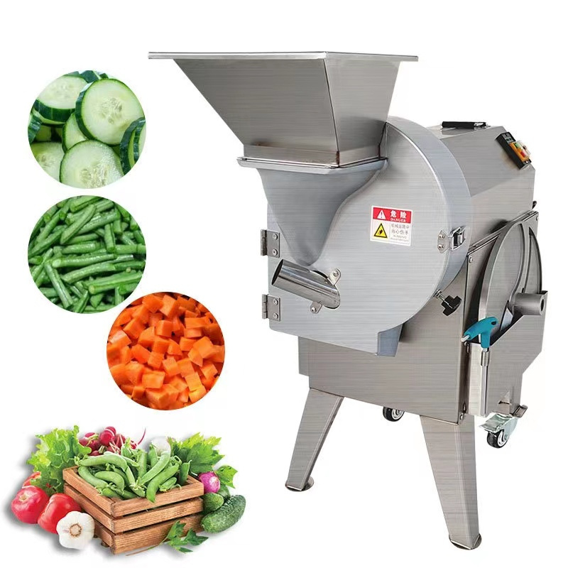 Factory Price Multi Function Onion Cucumber Banana Chips Fruit Carrot Potato Vegetable Cutter Slicing Cutting Machine