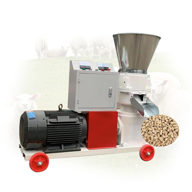 Mini chicken cattle animal feed food pellet making machine poultry feed pellet mill pelletizer machine