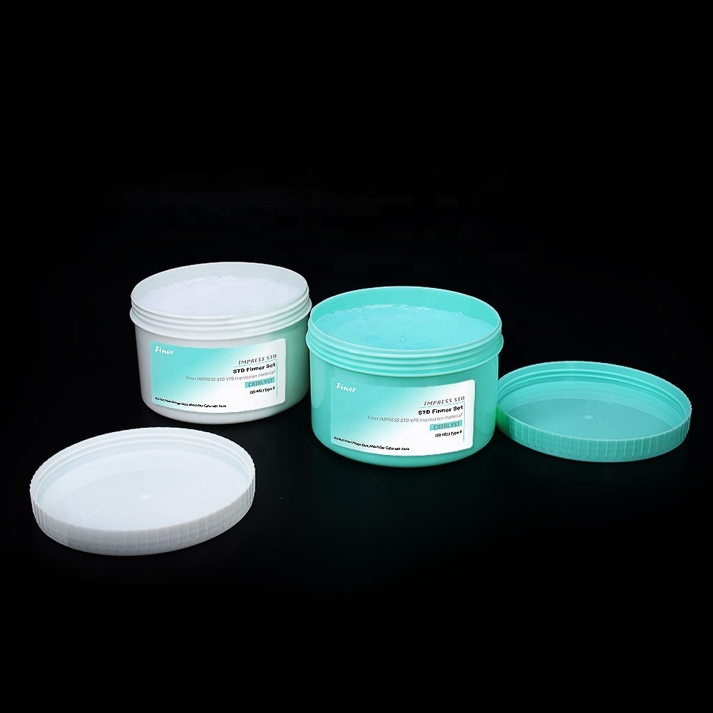 FINER dental lab mold soft alginate impression kit dental base silicone impression material putty