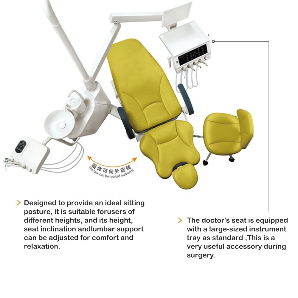 Dental unit product dental chair spare parts portable dental chair unit 2022