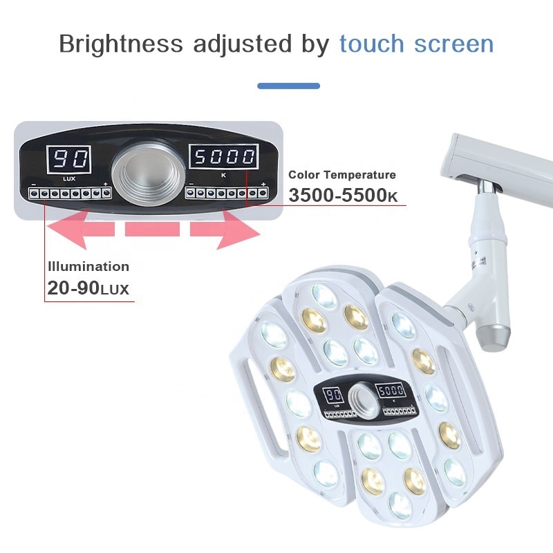 FINER dental chair LED lamp implant surgery shadowless light dental surgical led operation ceiling lighting