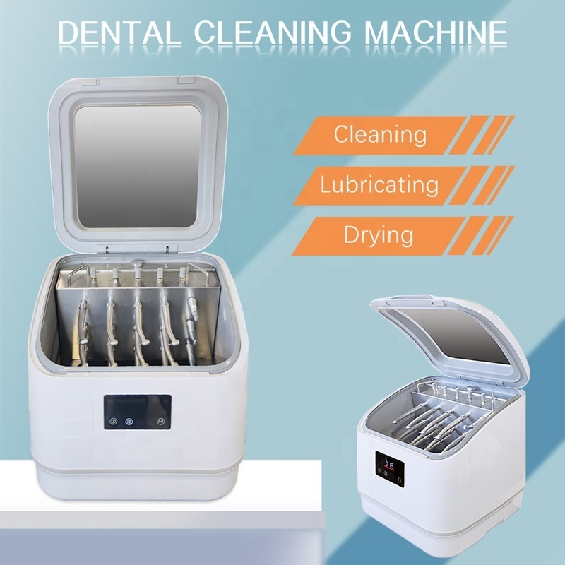 FINER Dental Handpiece Oiling Machine handpiece cleaner dental lubricant Dental Cleaning Machine with Drying Function