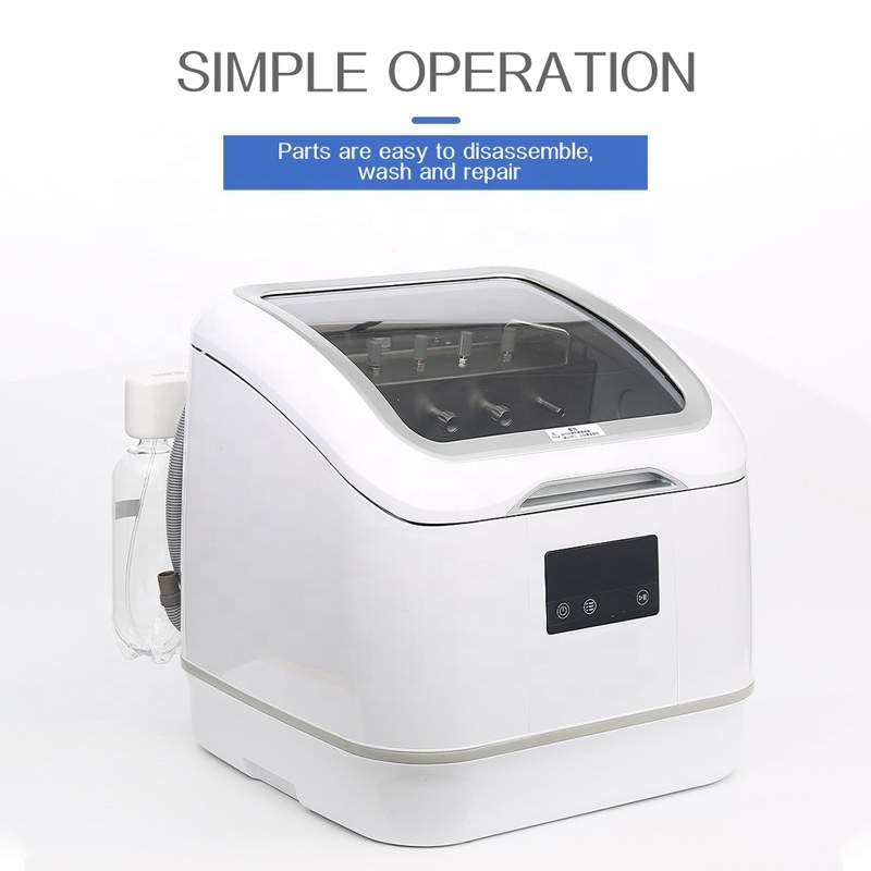 FINER Dental Handpiece Oiling Machine handpiece cleaner dental lubricant Dental Cleaning Machine with Drying Function