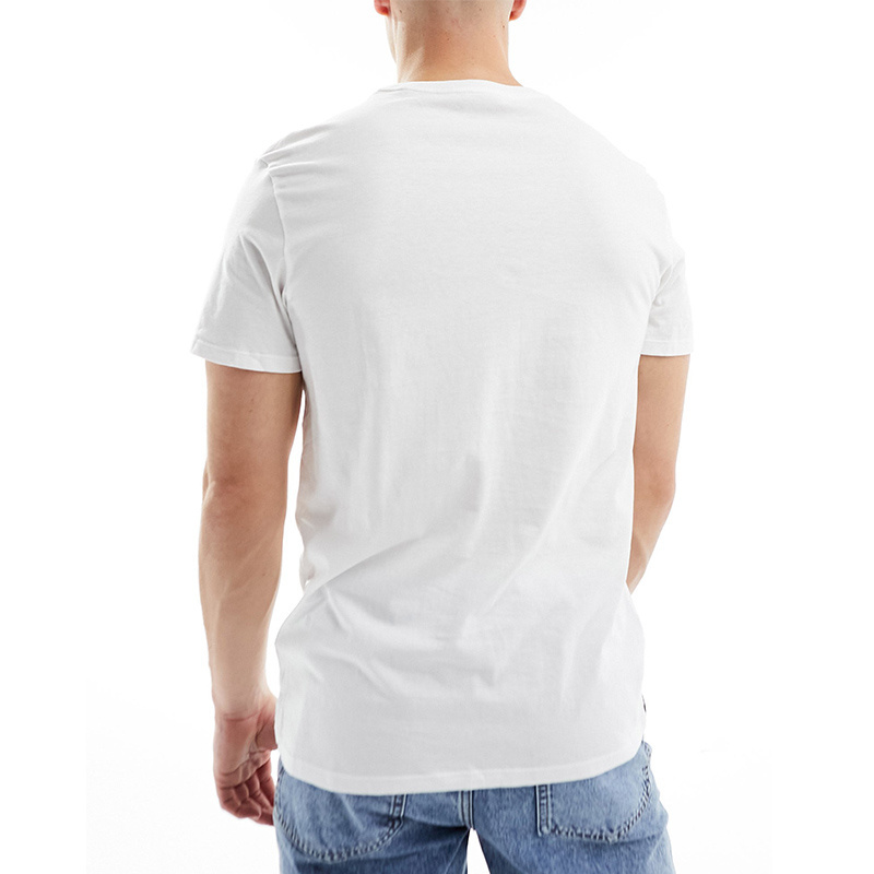 Wholesale Custom logo 230GSM 100%cotton solid color t shirt wholesale blank round neck regular fit tshirts for men