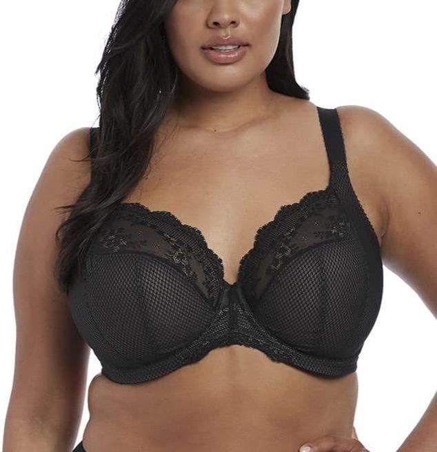 Women's Plus Size Charley Stretch Lace Underwire Plunge Bra everyday bra