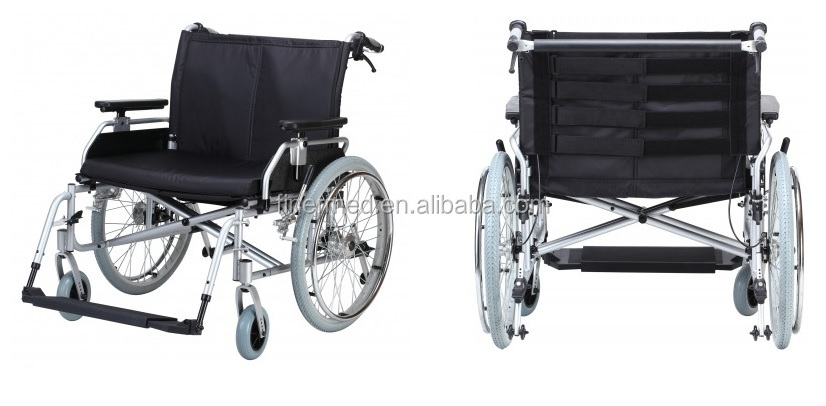 20inch seat width Heavy duty Bariatric Stainless Steel handicapped Wheelchair