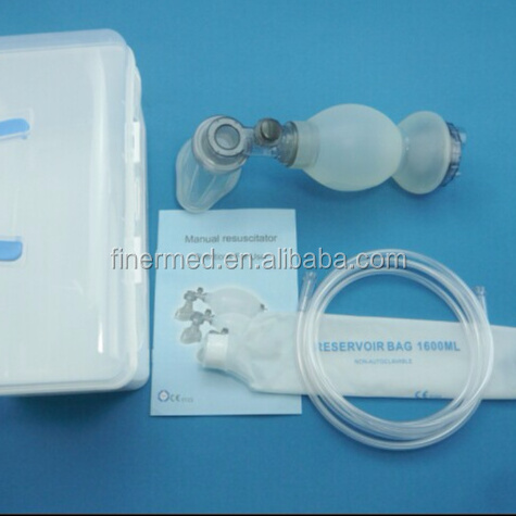 Reusable autoclavable silicone resuscitator ambu bag